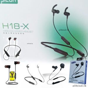Bluetooth Wireless Sports Handsfree Stereo - Hanging Blutooth Earphone - NEC Band H18x Picun - MJ7799 - MJ6699