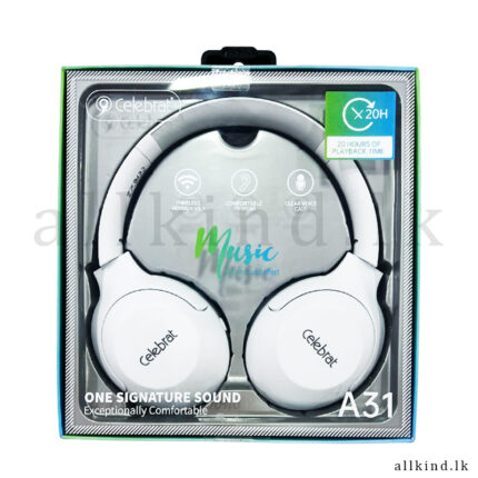 Celebrat Stereo Headphone A31 White 20H