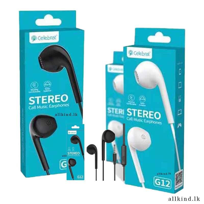 Brand Name: YISON Celerat Model Number: G12 Style: In-Ear Communication: Wired Connectors: 3.5mm Celebrat G12 Premium Wired Earphone With Microphone Headset In-Ear Mic Head Set Sports Fitness Gym Headphones Hands Free