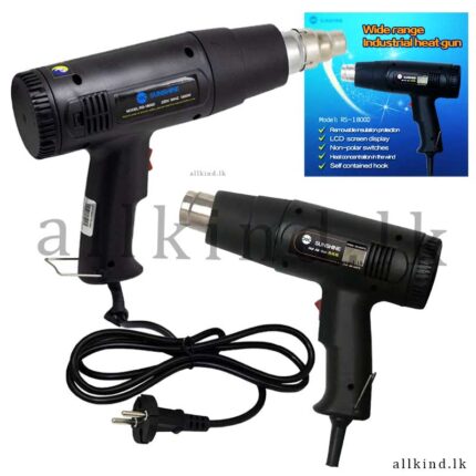 Sunshine 1600W 1800W Hot Air Gun Portable Adjustable Temperature Hot Blower for SMD Rework Station Shrink Wrapping Power Tool