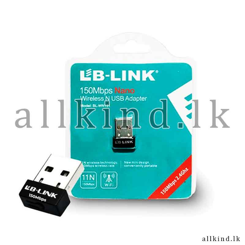 LB-LINK 150MBPS NANO WIRELESS N USB ADAPTER ( BL - WN151 )