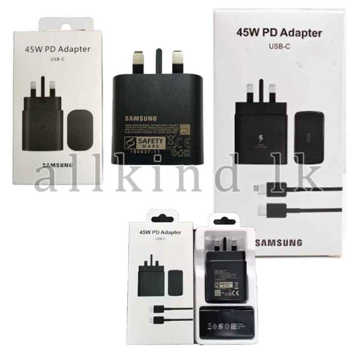 Samsung 45W Original Fast Charging Power Adapter -  Samsung 45W Chager ( 01 Years Warranty )  Type - C Travel Adapter - Image 1