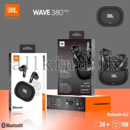 JBL WAVE 380 TWS Bluetooth Wireless True Earbuds Sport Super Bass Wirless Earbuds Airpods Handfree Earphone