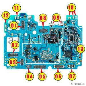 Samsung A05s Display Connector - Samsung A05s Main Board Charging Connector - Samsung A05s Battery Connector - Samsung A05s Camera Connector -  100% Original Remove Connector